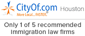 Only 1 of 5 recommended immigration law firms